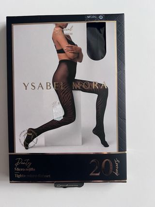 Medias YSABEL MORA M cebra negro