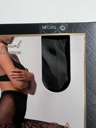 Medias YSABEL MORA M cebra negro