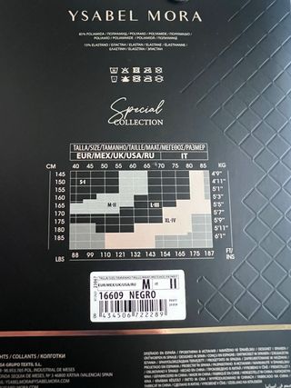 Medias YSABEL MORA M cebra negro