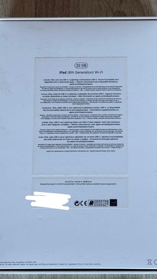 iPad 8ª Gen Wi-Fi Plata 32GB