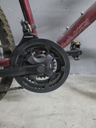 Bicicleta MTB Rockrider 5.0 con accesorios