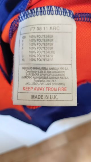 Camiseta selección Holanda Nike 1997 Original