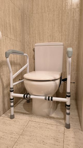 Apoyabrazos para inodoro
