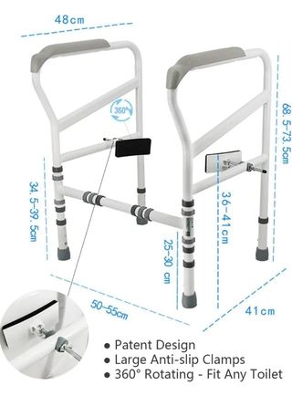 Apoyabrazos para inodoro