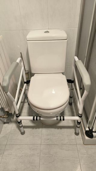 Apoyabrazos para inodoro