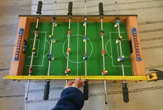 Futbolín para niños, de madera, pequeño, sobremesa