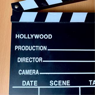 Claqueta Cine Pizarra Hollywood