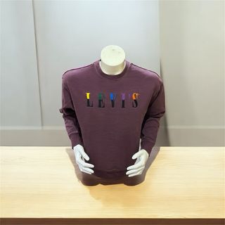 Sudadera Levi's Burdeos Bordada Talla M