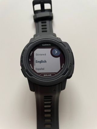 Garmin Instinct 2S Solar Smartwatch Negro