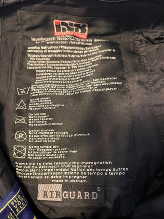 Traje Moto IXS Mujer Negro/Rojo