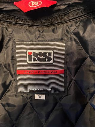 Traje Moto IXS Mujer Negro/Rojo