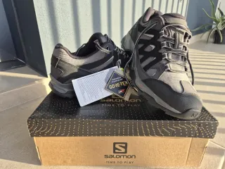 Bambas Salomon Montaña Gore-Tex Negro/Gris