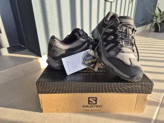 Bambas Salomon Montaña Gore-Tex Negro/Gris