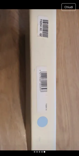 Cornice Valenti Argento 925 Orsetto Azzurro