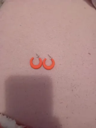 Pendientes Aro Naranja y Amarillo