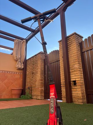 Patinete Oxelo MID9 Rojo con Pata de Cabra