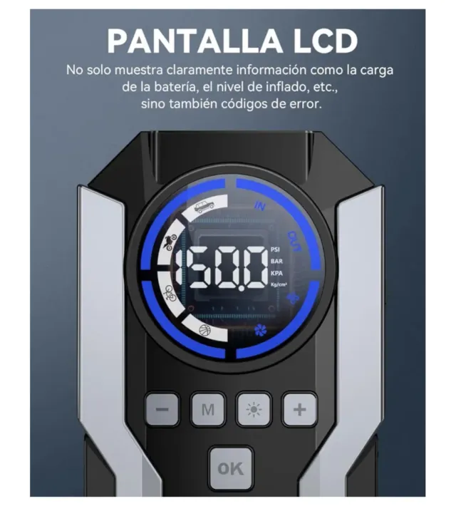 Arrancador Coche & Inflador ACEZUK 6000A