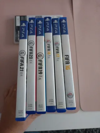 Lote FIFA PS4 (21, 20, 19, 18, 17, 16)