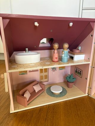 Casa Muñecas Madera Little Dutch Rosa