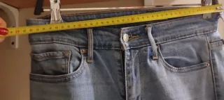 Pantalón vaquero Levis azul autentico talla27 foto