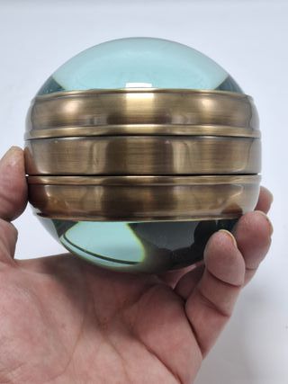 Reloj Brújula Náutica Vintage Redonda efecto Lupa.