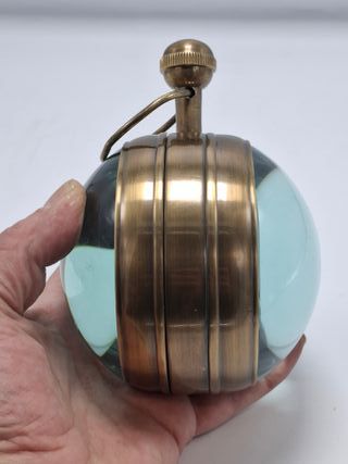 Reloj Brújula Náutica Vintage Redonda efecto Lupa.