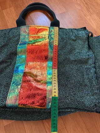 Borsa Cous Cous verde iridescente