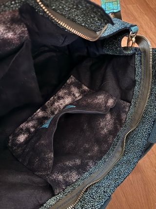 Borsa Cous Cous verde iridescente