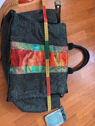 Borsa Cous Cous verde iridescente