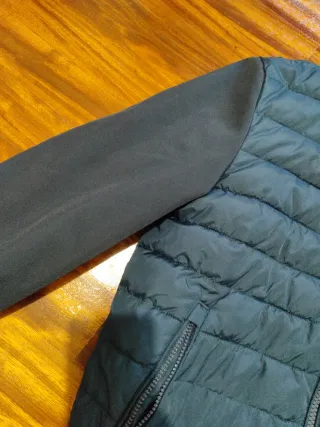 Cazadora bomber acolchada hombre