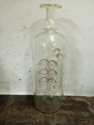 LIQUIDACIÓN 2026 Botella cristal barco vintage