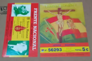 Lote participaciones lotería años 90