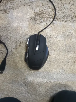 Ratón Gaming Fornu FV-X7 Negro/Azul