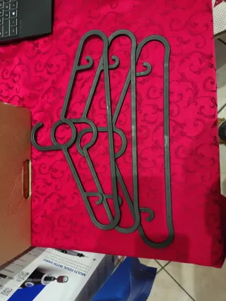 3 Appendiabiti IKEA nero in plastica