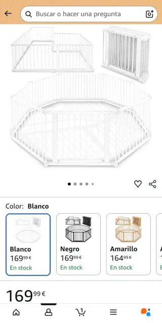 Parque infantil plegable XXL para bebé