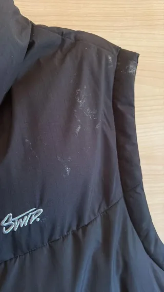 Chaleco acolchado Pull and Bear negro Talla L