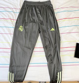 Chándal Real Madrid Adidas Gris/Verde