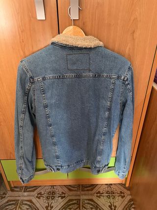 Chaqueta vaquera Zara forrada hombre