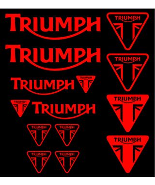 Set Pegatinas Adhesivas  para Moto TRIUMPH