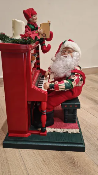 1993 vintage Babbo Natale Holiday Creations Piano