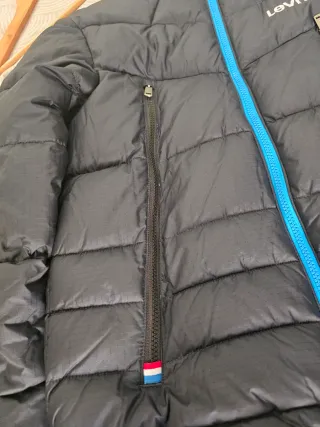 Chaqueta Levi's Niños Negra Capucha Tricolor