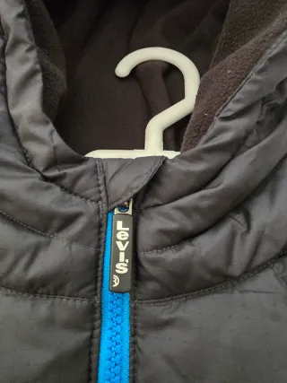 Chaqueta Levi's Niños Negra Capucha Tricolor