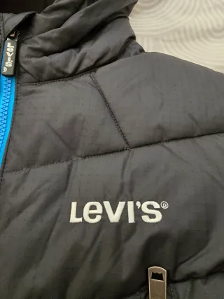 Chaqueta Levi's Niños Negra Capucha Tricolor