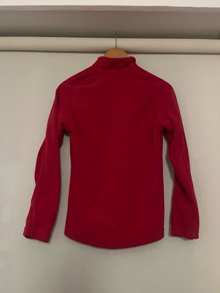 Forro polar rojo mujer