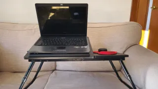 Mesa portátil multifunción negra