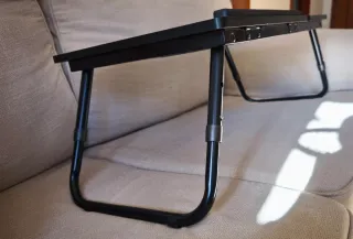 Mesa portátil multifunción negra