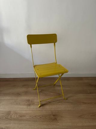 Silla plegable exterior IKEA SUNDSÖ Amarilla