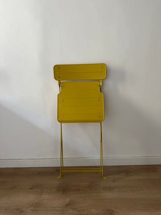 Silla plegable exterior IKEA SUNDSÖ Amarilla