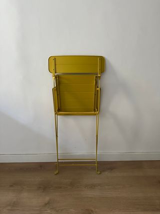 Silla plegable exterior IKEA SUNDSÖ Amarilla