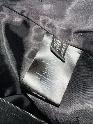 Chaqueta de piel Javier Simorra Negra